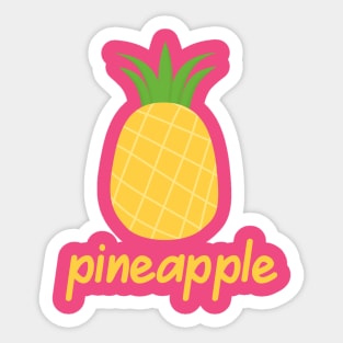 Pineapple Loves Sticker